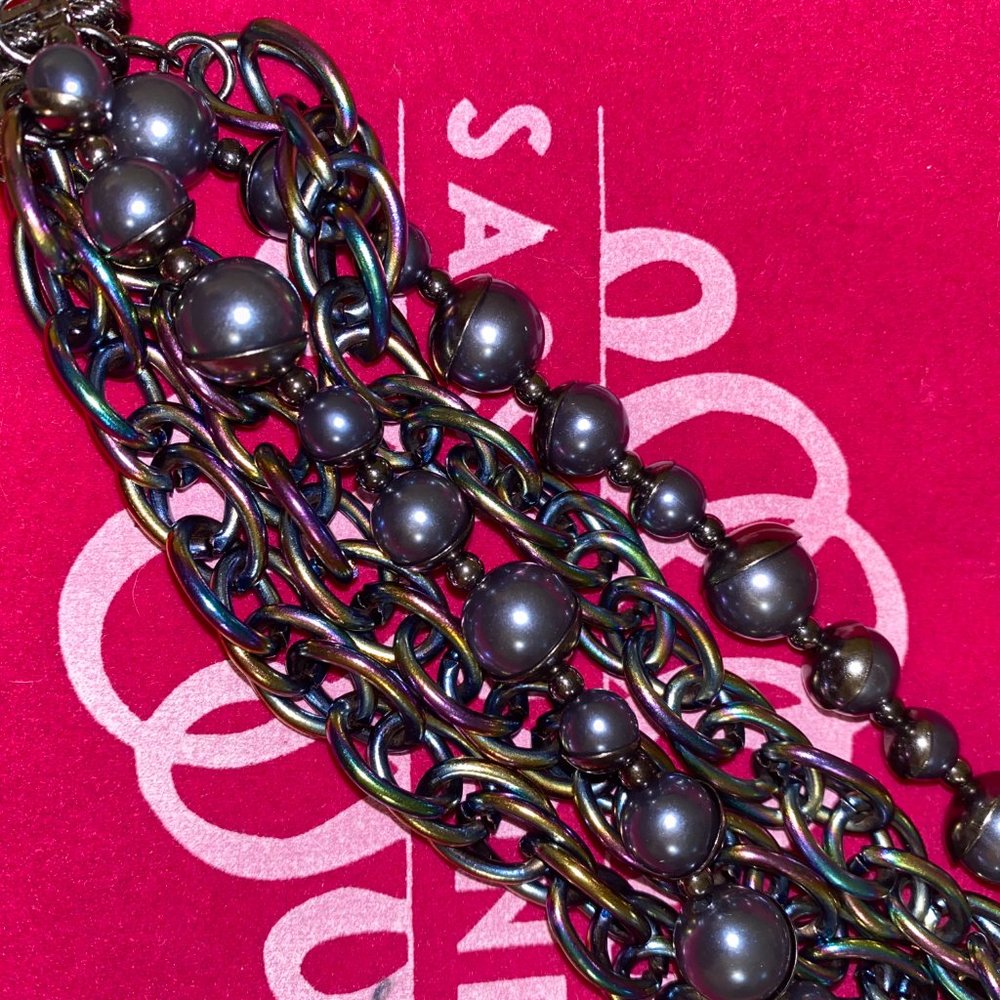Sassy Jones VP Bracelet - Gray Rainbow